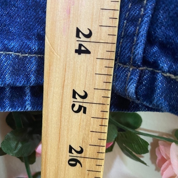 Levi’s Bootcut Dark Wash Low Rise Jeans Womens Casual Made in USA VTG - Picture 7 of 8